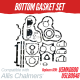 INDUSTRIAL BOTTOM GASKET SET FOR ALLIS CHALMERS / PERKINS A4.236 / A4.248 