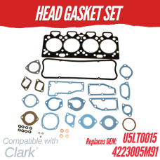 HEAD GASKET SET FOR CLARK - PERKINS A4.236 - U5LT0015 / 4223005M91 - 71-52