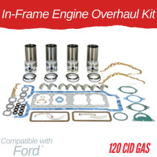 IN-FRAME ENGINE OVERHAUL KIT FOR FORD 120 CID GAS - 2N 8N 9N - DSF-OHFO120CID-IF