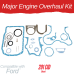 MAJOR ENGINE OVERHAUL KIT FOR FORD 201 CID DIESEL 550 / 555 BACKHOE