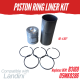 PISTON RING LINER KIT FOR LANDINI / PERKINS A4.236 W/ LINER OD 4.103" U5MK0286 B3169