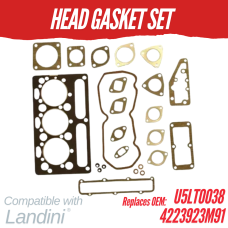 HEAD GASKET SET FOR LANDINI - 4830 5500 5840  PERKINS AD3.152 U5LT0038 / 4223923M91 - 71-5