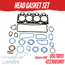 HEAD GASKET SET FOR LANDINI - PERKINS A4.236 / A4.248 - U5LT0015 / 4223005M91 - 71-52